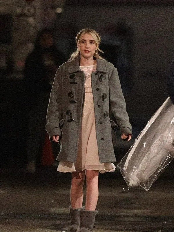 About Fate 2022 Emma Roberts Wool Coat